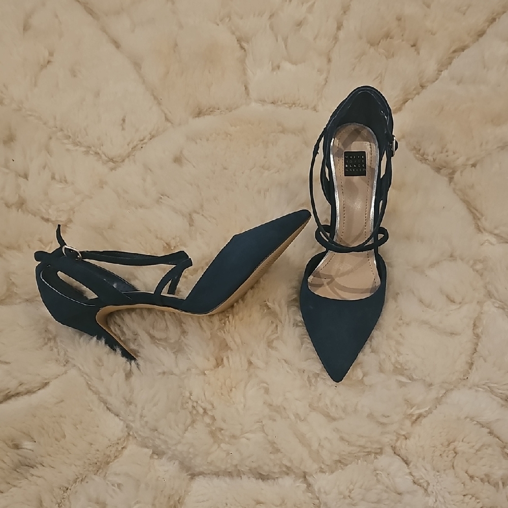White House Black Market Navy Heels